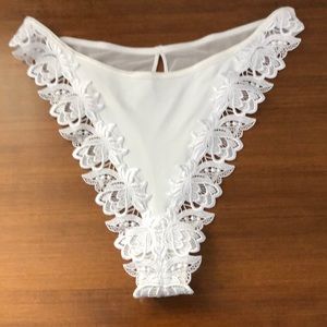 Lise Charmel Thong Panty France Couture Embroidery